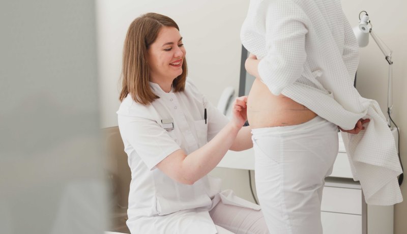 Bypass g�strico, antes y despu�s en la piel