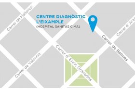 Mapa Centre Diagnostic L'Exaimple